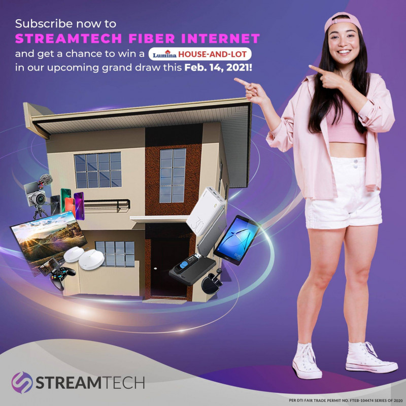 Streamtech-Raffle-Promo-with-Lumina-House-and-Lot-Prize-near-affordable-house-and-lot-for-sale-philippines-lumina-homes