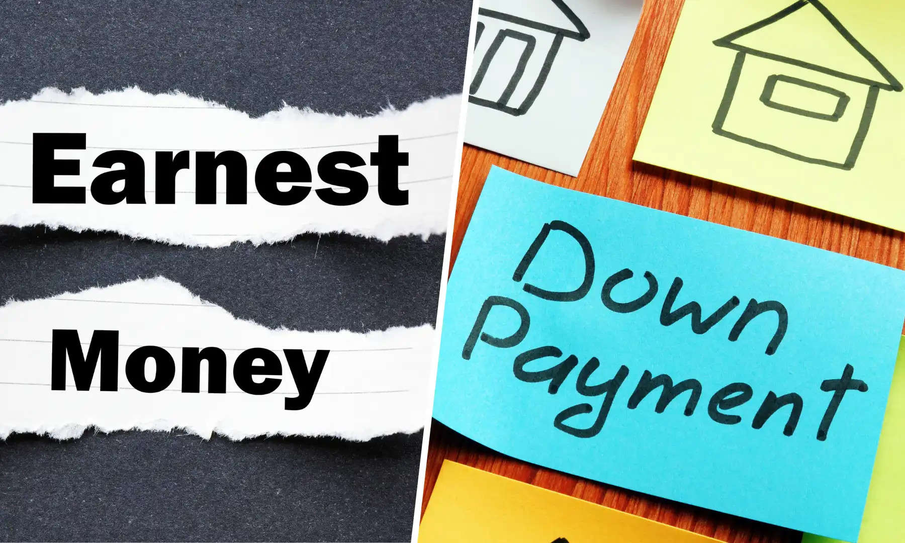 Difference of Earnest Money and Down Payment Lumina Homes