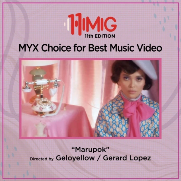 MYX Choice Best Music Video Award is Marupok