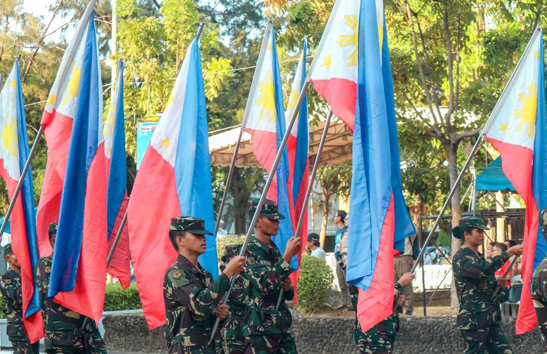 Small parades in different cities in the Philippines are done during Araw ng Kagitingan